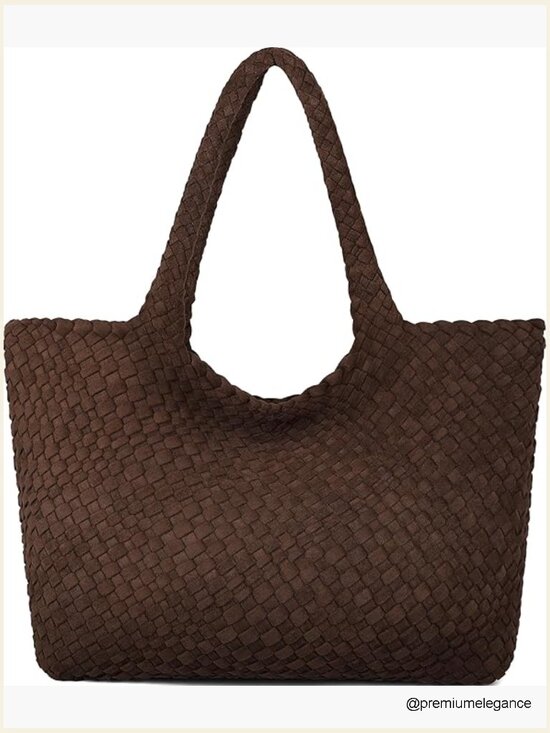 Handbags - Vegan Leather Top Handle Satchel Large Tote Shoulder Bag
